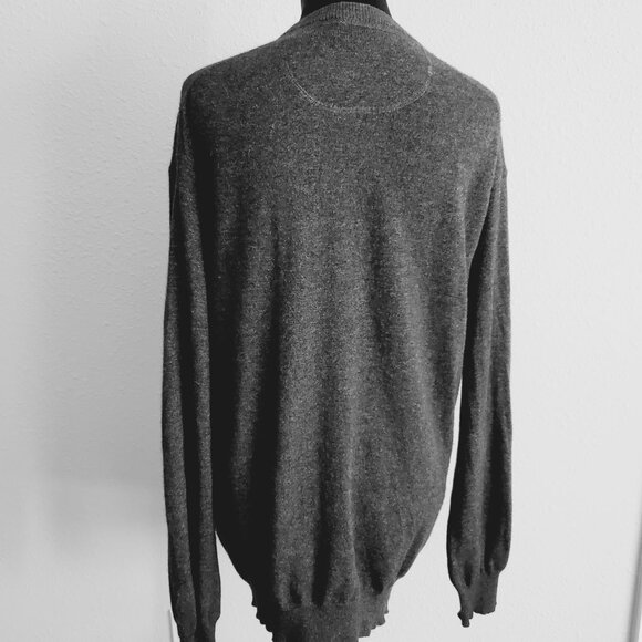 Folio New York Men's Sweater 100% Cashmere Crew Neck Size L. - Picture 7 of 12